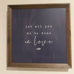 Hobby Lobby Love Sign